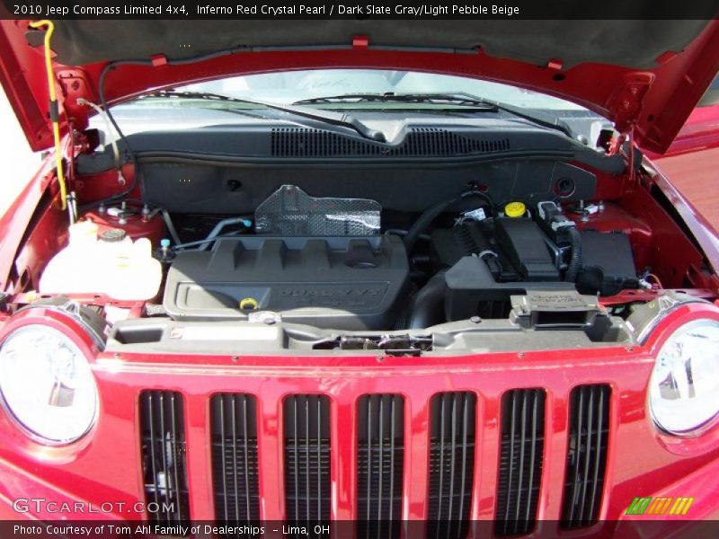 Inferno Red Crystal Pearl / Dark Slate Gray/Light Pebble Beige 2010 Jeep Compass Limited 4x4