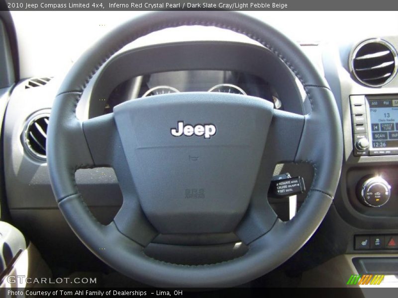 Inferno Red Crystal Pearl / Dark Slate Gray/Light Pebble Beige 2010 Jeep Compass Limited 4x4