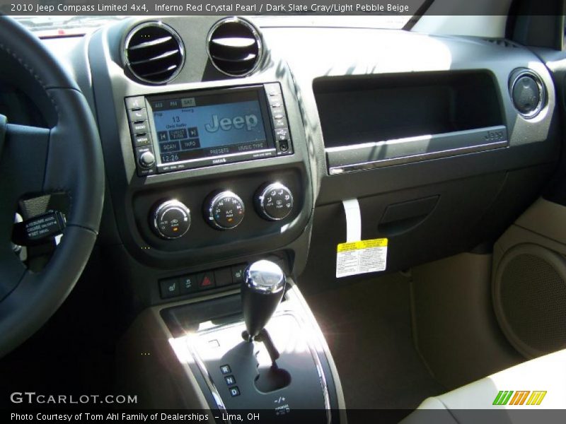 Inferno Red Crystal Pearl / Dark Slate Gray/Light Pebble Beige 2010 Jeep Compass Limited 4x4