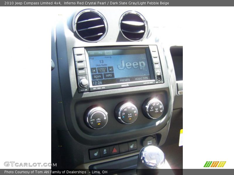 Inferno Red Crystal Pearl / Dark Slate Gray/Light Pebble Beige 2010 Jeep Compass Limited 4x4