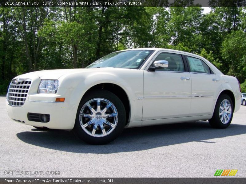 Cool Vanilla White / Dark Khaki/Light Graystone 2010 Chrysler 300 Touring