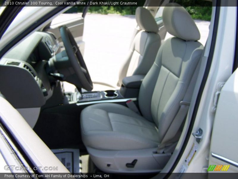 Cool Vanilla White / Dark Khaki/Light Graystone 2010 Chrysler 300 Touring