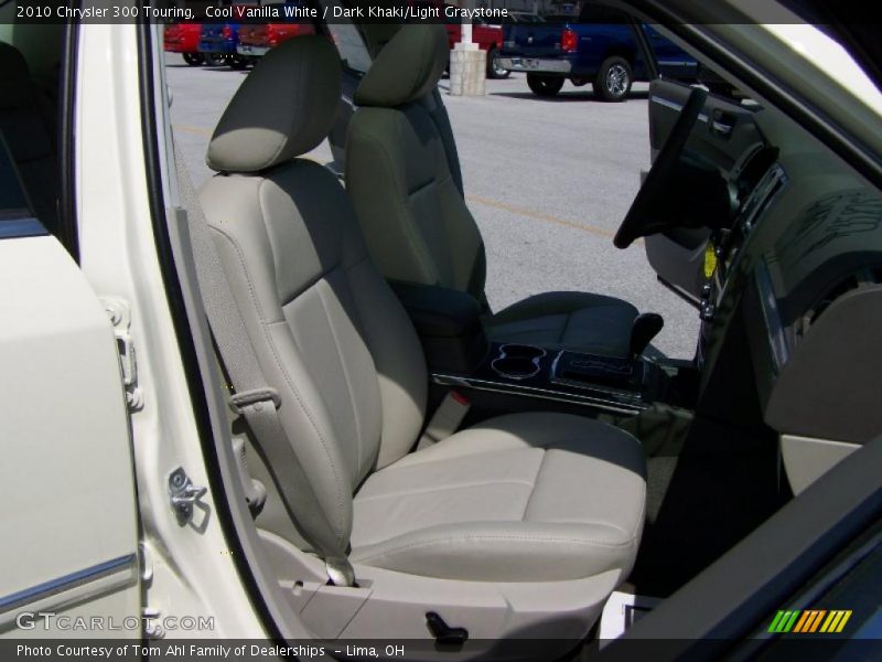 Cool Vanilla White / Dark Khaki/Light Graystone 2010 Chrysler 300 Touring
