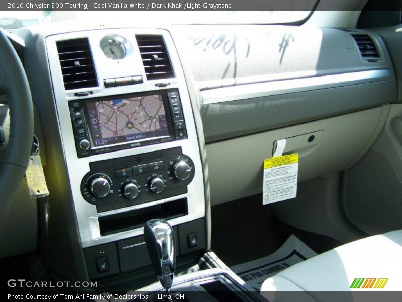 Cool Vanilla White / Dark Khaki/Light Graystone 2010 Chrysler 300 Touring