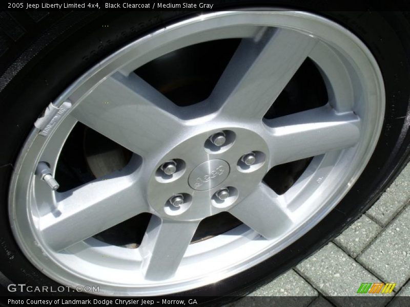 Black Clearcoat / Medium Slate Gray 2005 Jeep Liberty Limited 4x4