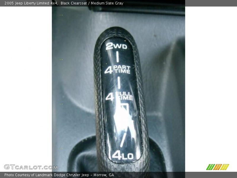 Black Clearcoat / Medium Slate Gray 2005 Jeep Liberty Limited 4x4