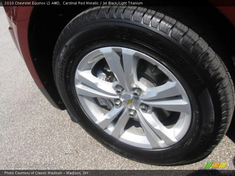 Cardinal Red Metallic / Jet Black/Light Titanium 2010 Chevrolet Equinox LS AWD