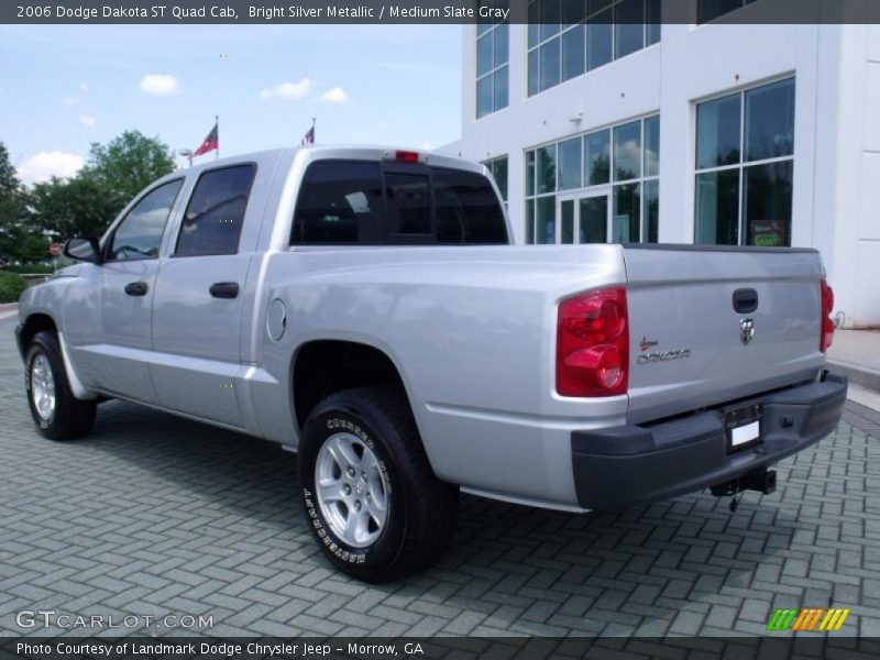 Bright Silver Metallic / Medium Slate Gray 2006 Dodge Dakota ST Quad Cab