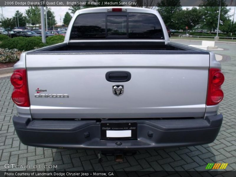 Bright Silver Metallic / Medium Slate Gray 2006 Dodge Dakota ST Quad Cab