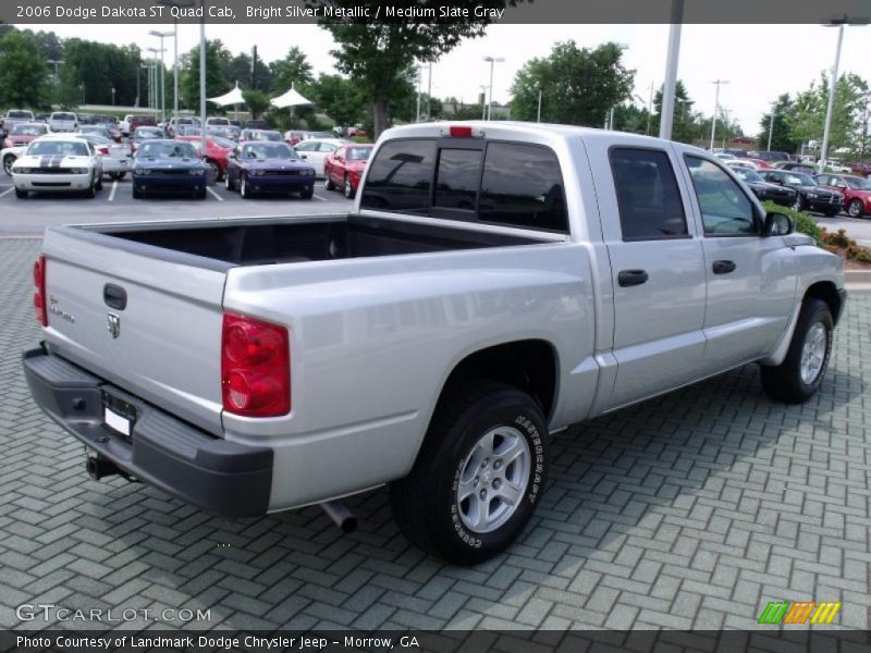 Bright Silver Metallic / Medium Slate Gray 2006 Dodge Dakota ST Quad Cab