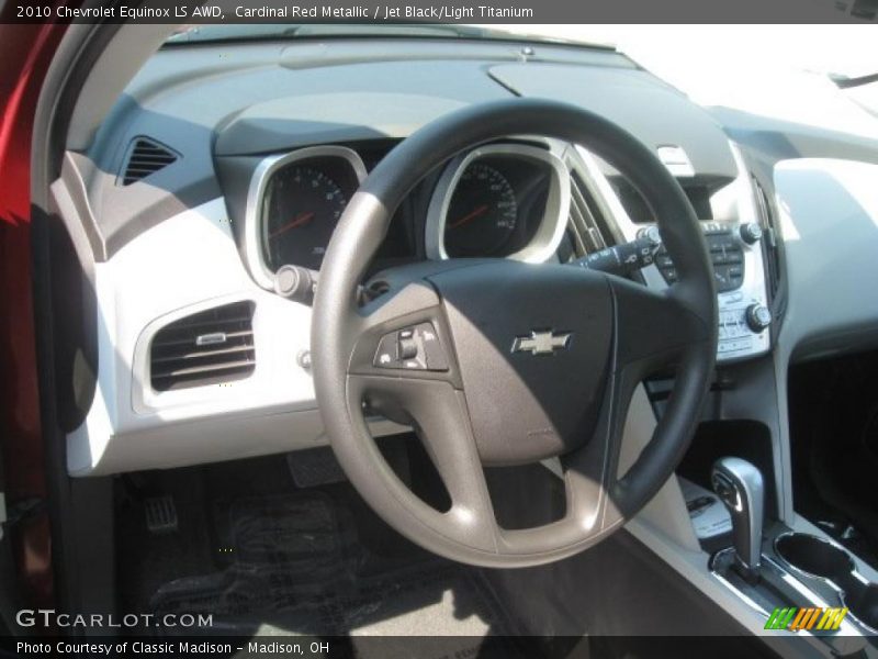 Cardinal Red Metallic / Jet Black/Light Titanium 2010 Chevrolet Equinox LS AWD