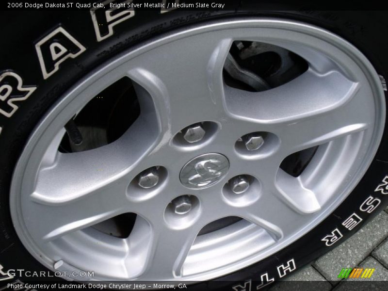 Bright Silver Metallic / Medium Slate Gray 2006 Dodge Dakota ST Quad Cab