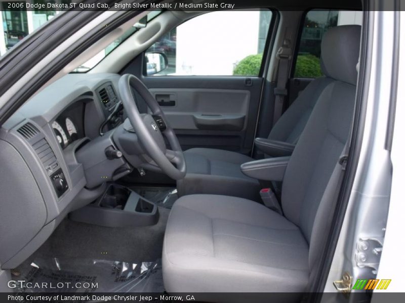 Bright Silver Metallic / Medium Slate Gray 2006 Dodge Dakota ST Quad Cab