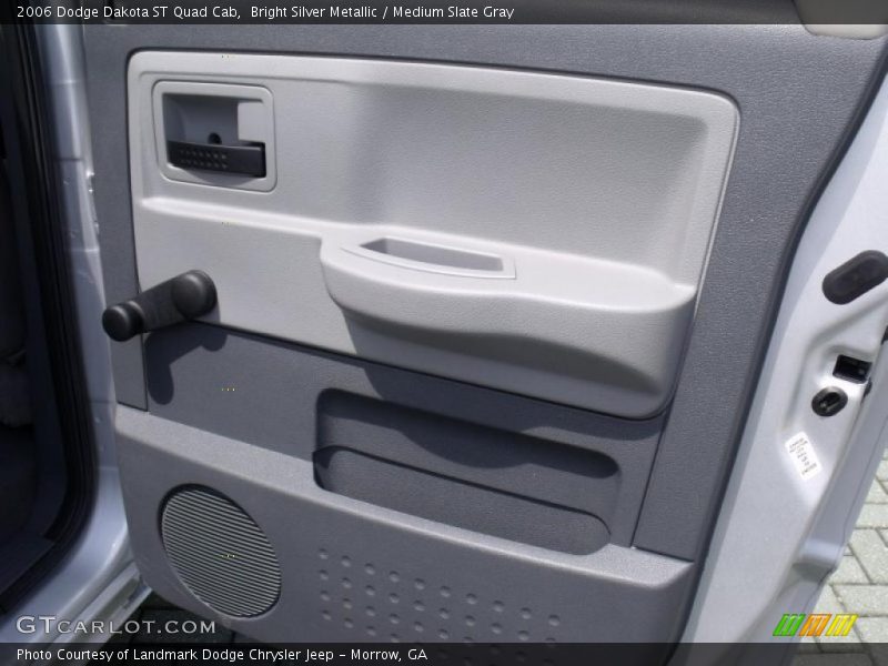 Bright Silver Metallic / Medium Slate Gray 2006 Dodge Dakota ST Quad Cab