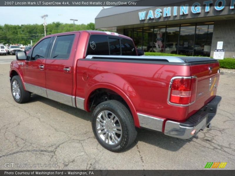 Vivid Red Metallic / Ebony/Dove Grey 2007 Lincoln Mark LT SuperCrew 4x4