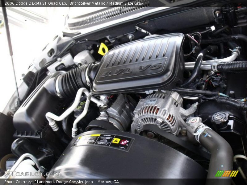 Bright Silver Metallic / Medium Slate Gray 2006 Dodge Dakota ST Quad Cab