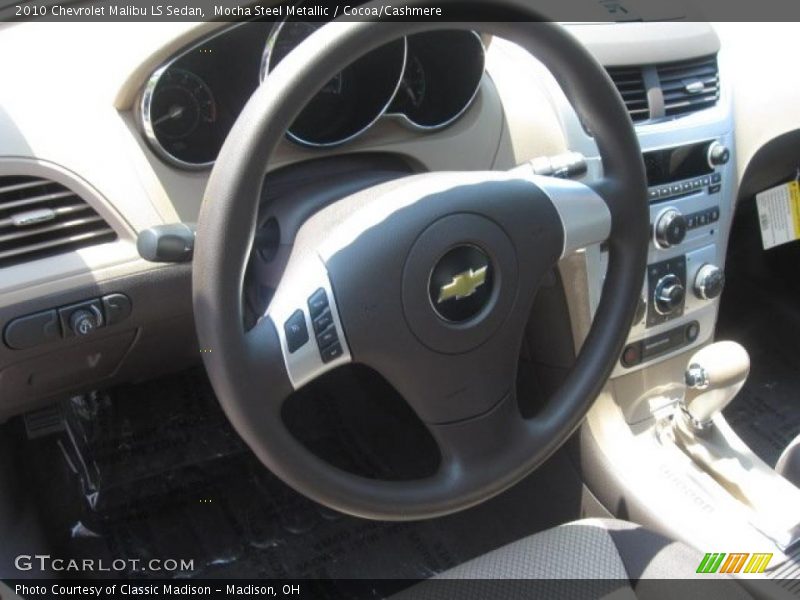 Mocha Steel Metallic / Cocoa/Cashmere 2010 Chevrolet Malibu LS Sedan