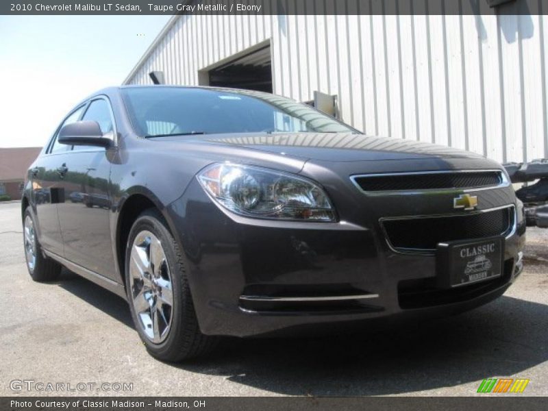 Taupe Gray Metallic / Ebony 2010 Chevrolet Malibu LT Sedan