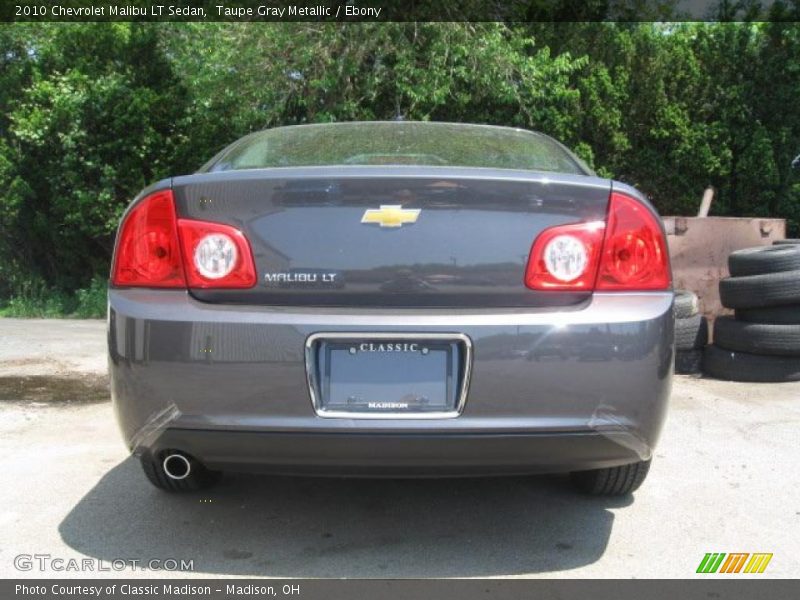 Taupe Gray Metallic / Ebony 2010 Chevrolet Malibu LT Sedan