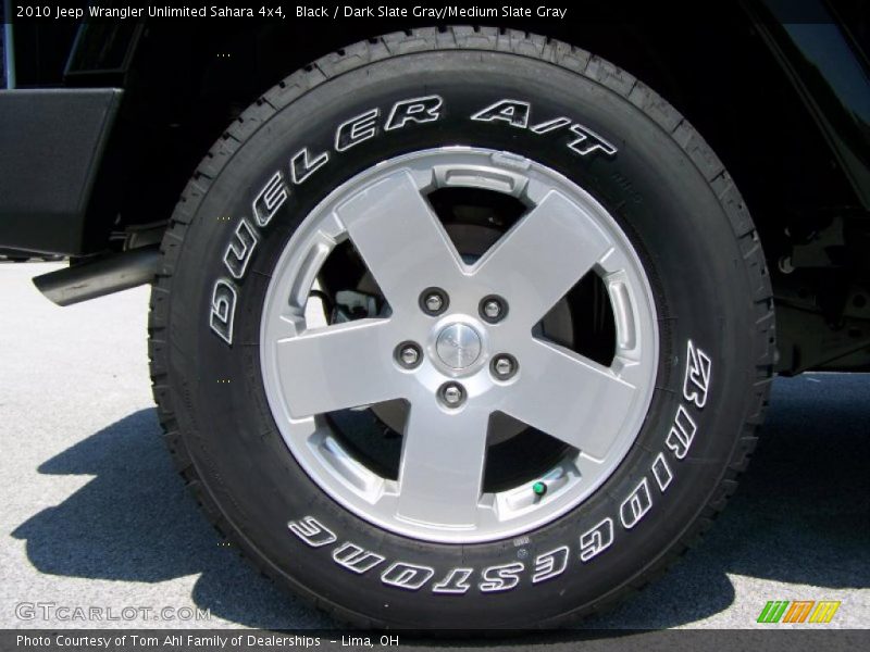 Black / Dark Slate Gray/Medium Slate Gray 2010 Jeep Wrangler Unlimited Sahara 4x4