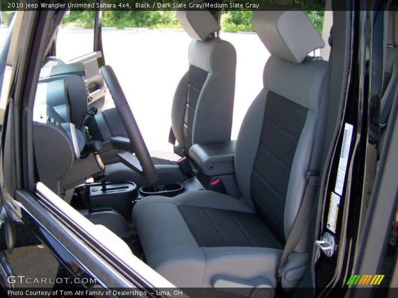 Black / Dark Slate Gray/Medium Slate Gray 2010 Jeep Wrangler Unlimited Sahara 4x4