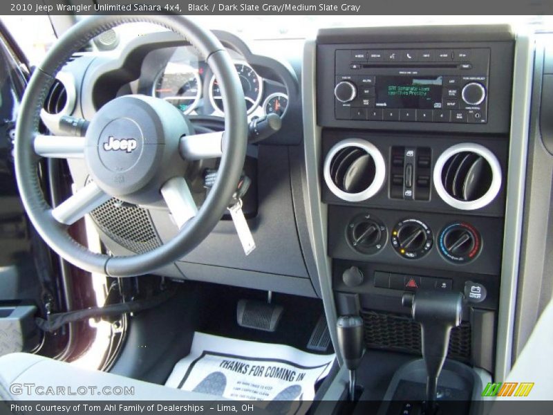 Black / Dark Slate Gray/Medium Slate Gray 2010 Jeep Wrangler Unlimited Sahara 4x4