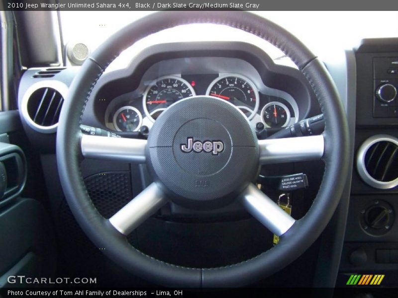 Black / Dark Slate Gray/Medium Slate Gray 2010 Jeep Wrangler Unlimited Sahara 4x4