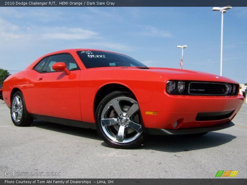 HEMI Orange / Dark Slate Gray 2010 Dodge Challenger R/T