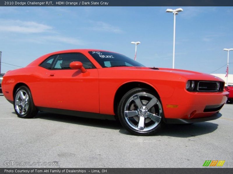 HEMI Orange / Dark Slate Gray 2010 Dodge Challenger R/T