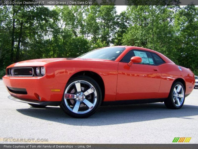 HEMI Orange / Dark Slate Gray 2010 Dodge Challenger R/T