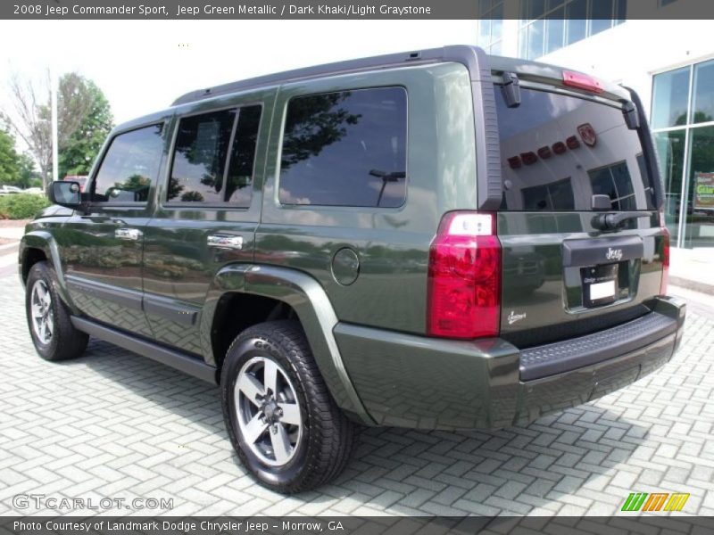 Jeep Green Metallic / Dark Khaki/Light Graystone 2008 Jeep Commander Sport