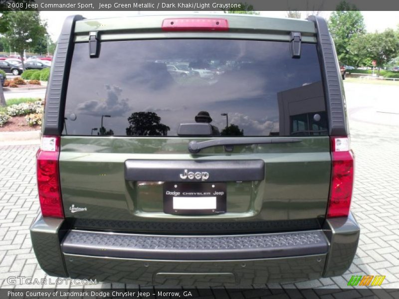 Jeep Green Metallic / Dark Khaki/Light Graystone 2008 Jeep Commander Sport
