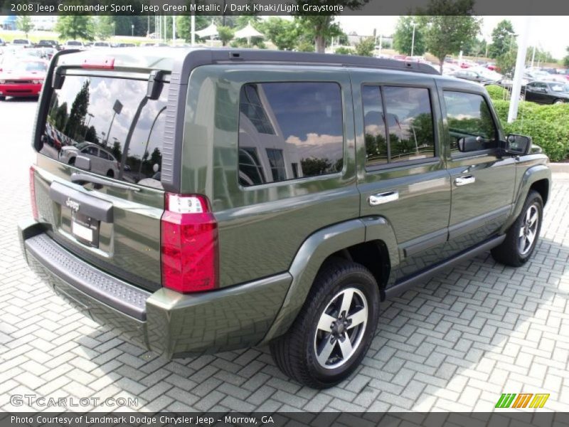 Jeep Green Metallic / Dark Khaki/Light Graystone 2008 Jeep Commander Sport