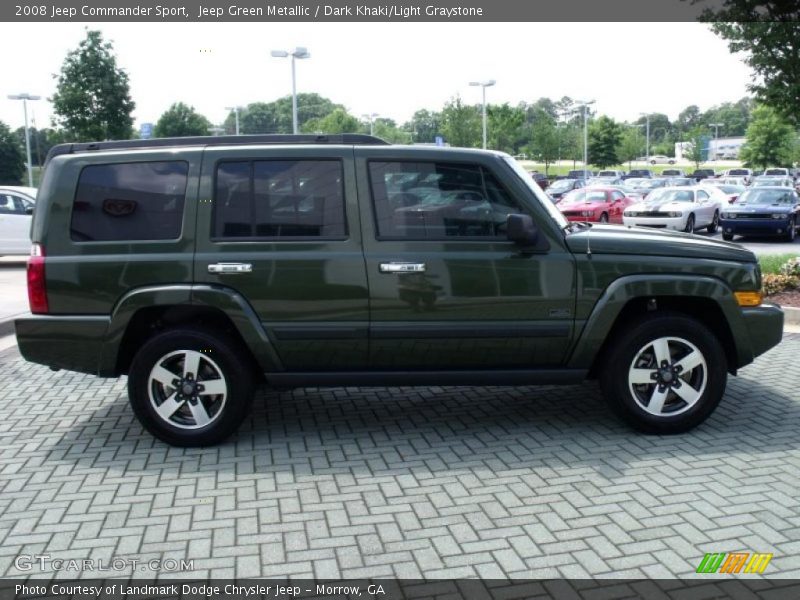 Jeep Green Metallic / Dark Khaki/Light Graystone 2008 Jeep Commander Sport