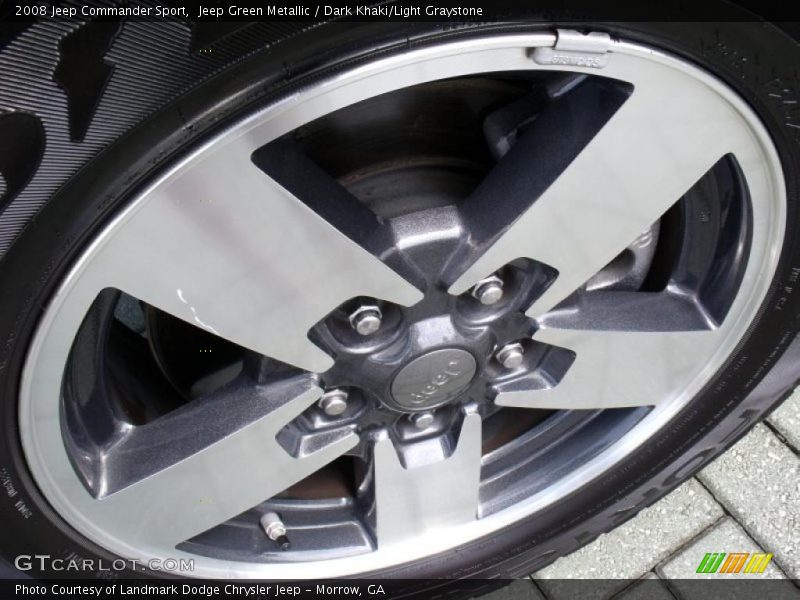 Jeep Green Metallic / Dark Khaki/Light Graystone 2008 Jeep Commander Sport