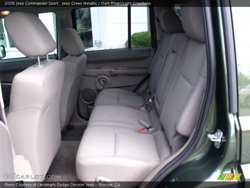 Jeep Green Metallic / Dark Khaki/Light Graystone 2008 Jeep Commander Sport