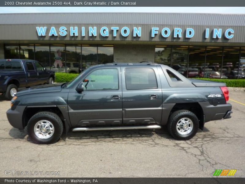 Dark Gray Metallic / Dark Charcoal 2003 Chevrolet Avalanche 2500 4x4