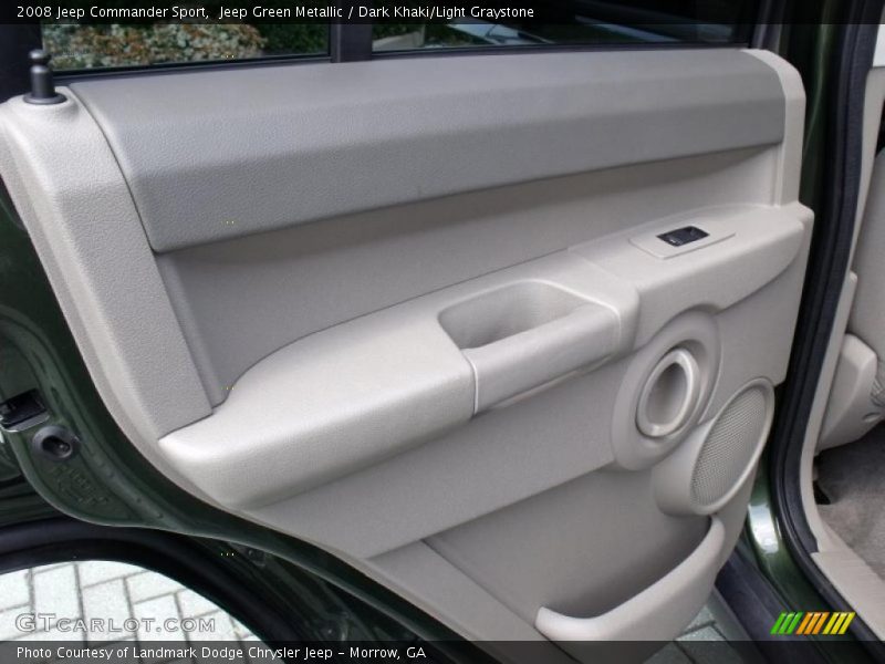 Jeep Green Metallic / Dark Khaki/Light Graystone 2008 Jeep Commander Sport