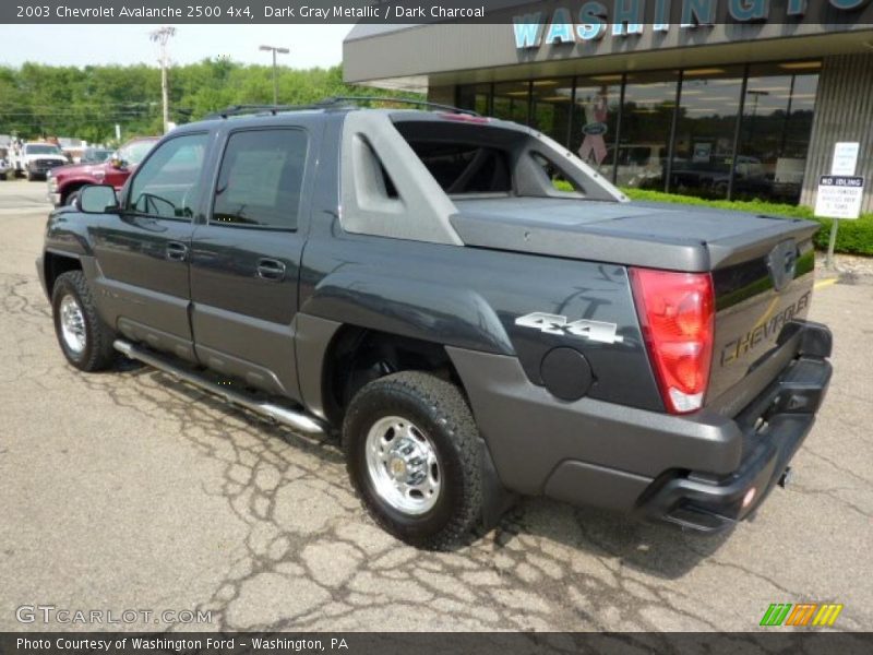 Dark Gray Metallic / Dark Charcoal 2003 Chevrolet Avalanche 2500 4x4