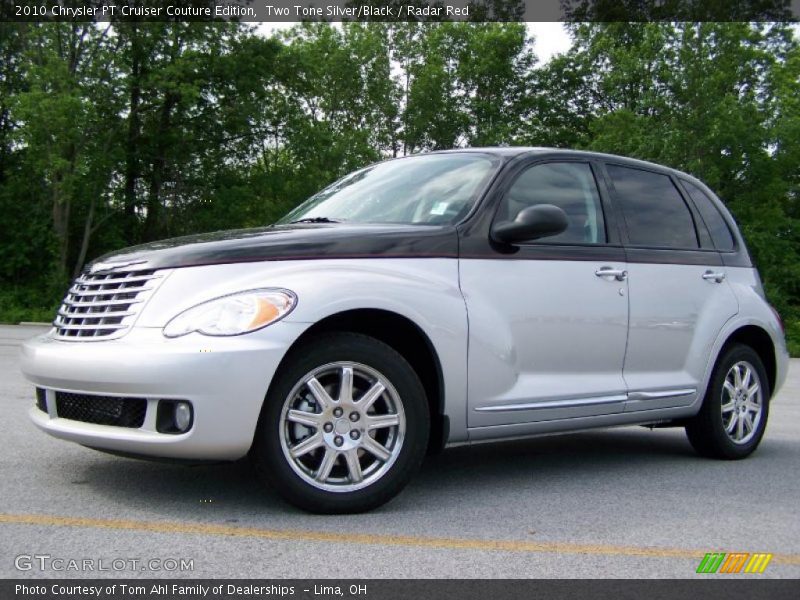 Two Tone Silver/Black / Radar Red 2010 Chrysler PT Cruiser Couture Edition