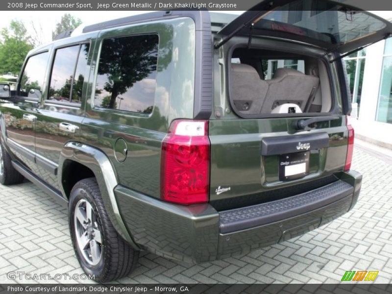 Jeep Green Metallic / Dark Khaki/Light Graystone 2008 Jeep Commander Sport