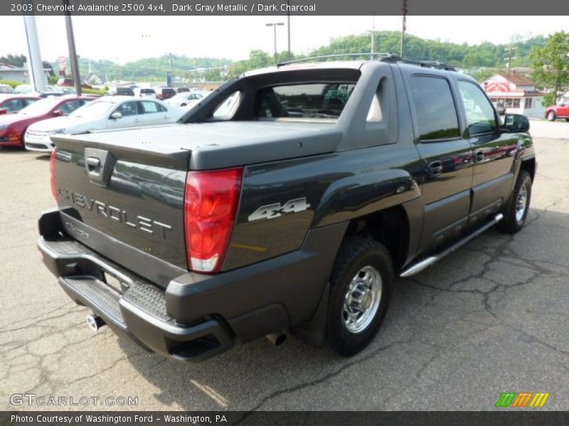 Dark Gray Metallic / Dark Charcoal 2003 Chevrolet Avalanche 2500 4x4