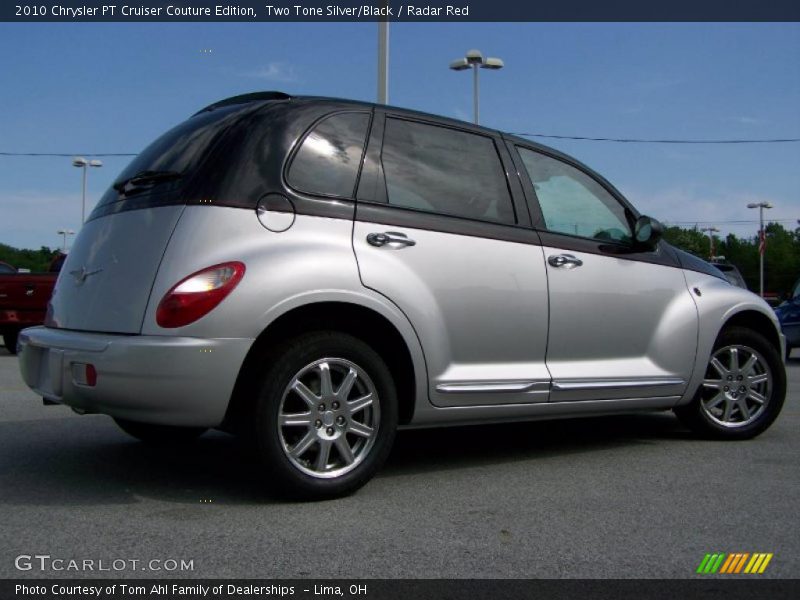 Two Tone Silver/Black / Radar Red 2010 Chrysler PT Cruiser Couture Edition