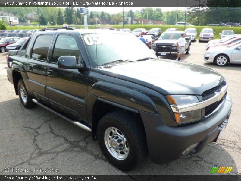 Dark Gray Metallic / Dark Charcoal 2003 Chevrolet Avalanche 2500 4x4