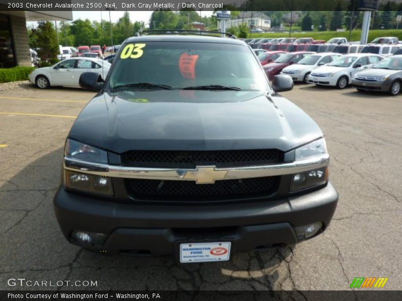Dark Gray Metallic / Dark Charcoal 2003 Chevrolet Avalanche 2500 4x4