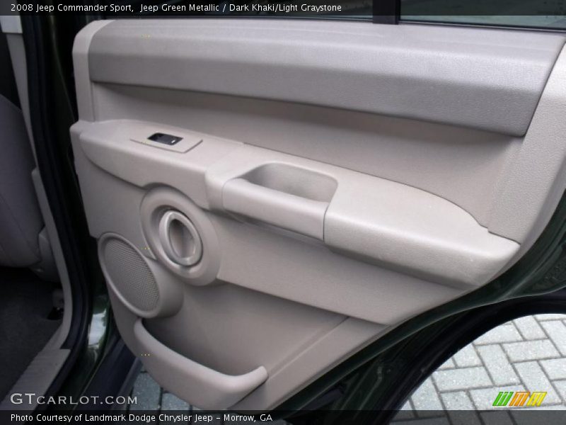 Jeep Green Metallic / Dark Khaki/Light Graystone 2008 Jeep Commander Sport