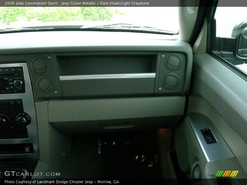 Jeep Green Metallic / Dark Khaki/Light Graystone 2008 Jeep Commander Sport