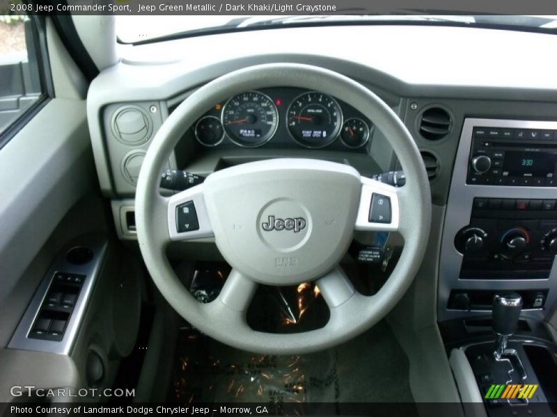 Jeep Green Metallic / Dark Khaki/Light Graystone 2008 Jeep Commander Sport