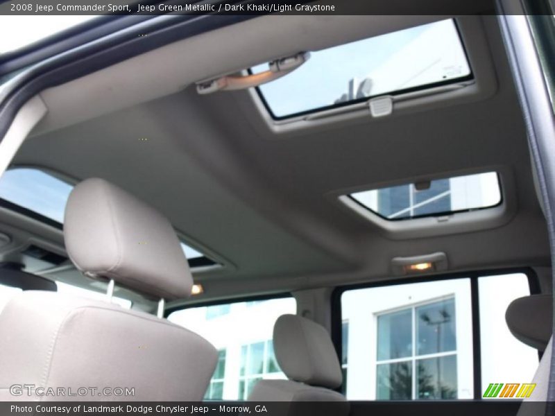 Jeep Green Metallic / Dark Khaki/Light Graystone 2008 Jeep Commander Sport