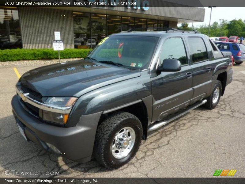 Dark Gray Metallic / Dark Charcoal 2003 Chevrolet Avalanche 2500 4x4